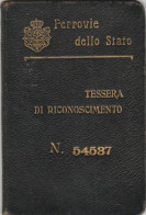 TESSERA FERROVIE DELLO STATO 1924 (MZ612 - Europa