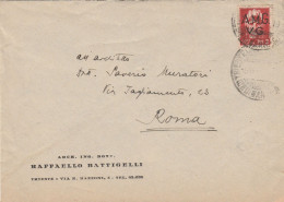 LETTERA FINE ANNI 40 L.2 AMG VG (MZ97 - Marcophilie