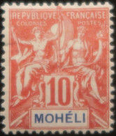 LP3972/230 - 1906/1907 - COLONIES FRANÇAISES - MOHELI - N°5 NEUF* LUXE - Ongebruikt