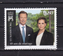 LUXEMBOURG-2020-40 ANS DE MARRIAGE-MNH. - Neufs