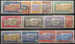 LP3972/239 - 1927 - COLONIES FRANÇAISES - NIGER - TIMBRES TAXE - SERIE COMPLETE - N°9 à 21 NEUFS*/oblitérés - Unused Stamps