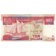 Billet, Singapour, 10 Dollars, Undated (1988), KM:20, TTB - Singapur