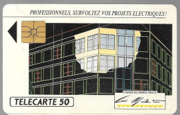 CARTE-PRIVEE-50U-GemA-D330-Le MAT ELECTRIQUE-R° Glacé-Uilisé-R°/T-V° BE - Privées