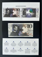 2023 Martin Garrix Charity Banknote Netherlands Nederland 10 Royal Joh. Enschede UNC SPECIMEN ESSAY In Folder Music - Specimen