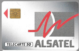 CARTE-PRIVEE-50U-GemA-D339-ALSATEL-R° Glacé-Utilisé-TBE - Phonecards: Private Use