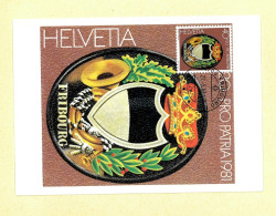 Helvetia - Fribourg - Pro Patria - 27 05 1981 - Marron 031-2 - Cartas & Documentos