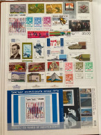 ISRAELE - Israel - 1983+1984 - Annata Completa Con Bandelle - Full Year MNH ** With Tabs - Años Completos