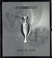 AUSTRIA(2008) UEFA Trophy. Black Print. - Proofs & Reprints