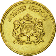 Monnaie, Maroc, Al-Hassan II, 10 Santimat, 1974, Paris, TTB, Aluminum-Bronze - Maroc