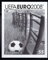 AUSTRIA(2008) Soccer Ball. Chairs. Black Print. - Probe- Und Nachdrucke