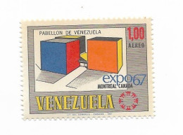 VENEZUELA 1967 EXPO67 EXHIBITION IN MONTREAL CANADA SC C951 MI 1701 MNH - Venezuela