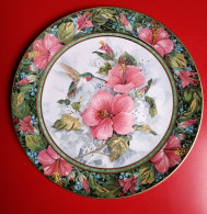 Assiette Décorative Franklin Mint Heirloom "the Imperial Hummingbird" - Zonder Classificatie