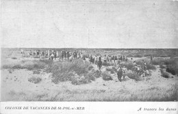 59 SAINT POL SUR MER, Colonie De Vacances, A Travers Les Dunes, Animée 1924 - Saint Pol Sur Mer