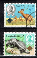 SWAZILAND / Oblitérés / Used / 1976 - Série Courante Surchargés - Swaziland (1968-...)