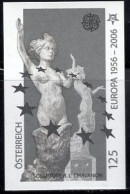 AUSTRIA(2006) Statue Of Nude. Black Print. 50 Years Of CEPT. - Probe- Und Nachdrucke