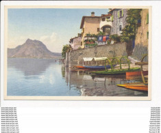 Carte De Gandria Lugano  ( Format C.P.A ) ( Recto Verso ) - Gandria 