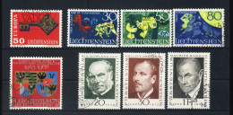 Liechtenstein Usati:  1968 Annata Completa  - Annate Complete