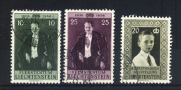 Liechtenstein Usati:  N. 308 E 309-11 - Oblitérés