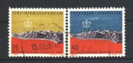 Liechtenstein Usati:  N. 331-2 - Gebraucht