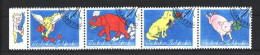 Liechtenstein Usati:  N. 1026-9  Lusso - Oblitérés