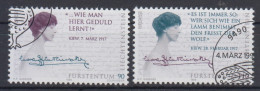 Liechtenstein Usati:  N. 1065-6  Lusso - Gebraucht