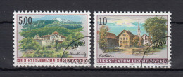 Liechtenstein Usati:  N. 1067-8  Lusso - Gebraucht