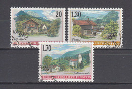 Liechtenstein Usati:  N. 1089-91  Lusso - Usati