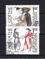 Liechtenstein Usati:  N. 1156-7   Lusso - Oblitérés