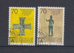 Liechtenstein Usati:  N. 1196, 1203-4  Lusso - Gebruikt