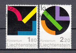 Liechtenstein Usati:  N. 1222-3   Lusso - Usados