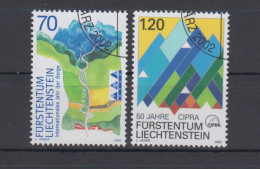 Liechtenstein Usati:  N. 1230-1  Lusso - Gebraucht