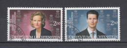 Liechtenstein Usati:  N. 1233-4   Lusso - Usados