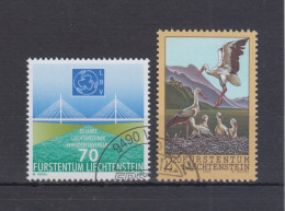 Liechtenstein Usati:  N. 1262 E 1266  Lusso - Oblitérés