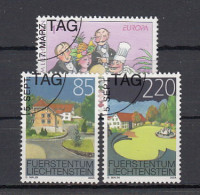 Liechtenstein Usati:  N. 1309  E 1328-9  Lusso - Gebruikt