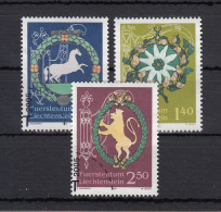 Liechtenstein Usati:  N. 1318-20  Lusso - Oblitérés