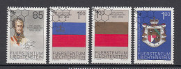 Liechtenstein Usati:  N. 1348-51  Lusso - Oblitérés