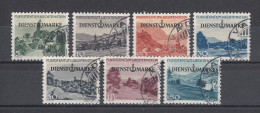 Liechtenstein Usati:  Servizio N. 28-34 - Dienstzegels