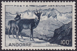 Andorra French 1950 Sc C1 Andorre Yt PA1 Air Post MH* - Correo Aéreo