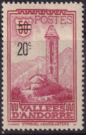 Andorra French 1935 Sc 64 Andorre Yt 46 MH* - Ungebraucht