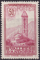 Andorra French 1932 Sc 37 Andorre Yt 35 MH* - Neufs