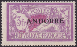 Andorra French 1931 Sc 19 Andorre Yt 20 MH* - Neufs