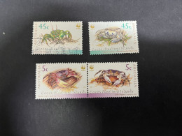 (stamp 19-12-2023) Australia Cocos (Keeling) Islands - 4 Used Stamps (WWF Crabs) - Kokosinseln (Keeling Islands)