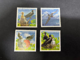 (stamp 19-12-2023) Australia Chistmas Island - 4 Used Stamps (WWF Birds) - Christmas Island