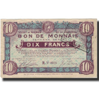 Billet, France, Roubaix Et Tourcoing, 10 Francs, 1916, TTB, Pirot:59-2089 - Bons & Nécessité