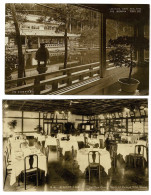 Lot 2 X Japan Japon Lake Placid + The Main Dining Room Of Kanaya Interior View CPA 1931 CPA Asia Asie (En Très Bon état) - Autres & Non Classés