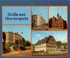 G8639 - TOP Oberlungwitz Post Schule Ikarus Omnibus - Verlag Bild Und Heimat Reichenbach - Hohenstein-Ernstthal