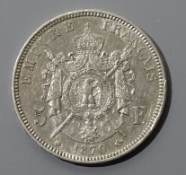 5 Francs 1870 A NAPOLEON III Etat TTB A SUP - 5 Francs