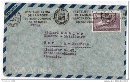 Lettera Busta Argentina-Argentinien Letter- Cover - Briefe- Posta Aerea Anni '50 (of '50s)-Air Mail-to Germany-Berlin - Posta Aerea