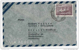 Lettera Busta Argentina-Argentinien Letter- Cover - Briefe- Posta Aerea Anni '50 (of '50s)-Air Mail-to Germany-Berlin - Luftpost