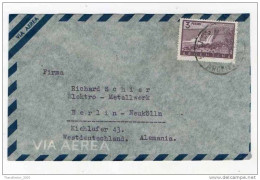 Lettera Busta Argentina-Argentinien Letter- Cover - Briefe- Posta Aerea Anni '50 (of '50s)-Air Mail-to Germany-Berlin - Luftpost